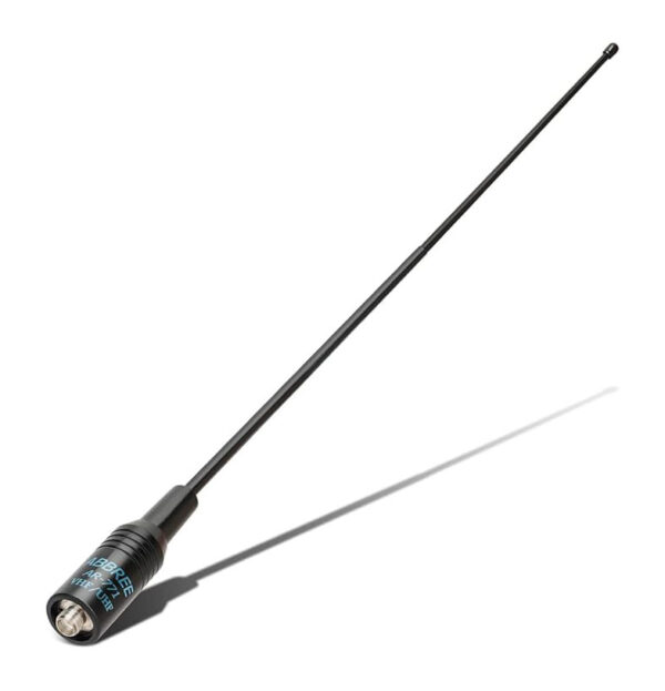 Antena AR-771 de 14.96 pulgadas SMA-Hembra para Radioaficionados – Antena Flexible de Alta Ganancia de Doble Banda VHF/UHF compatible con Baofeng